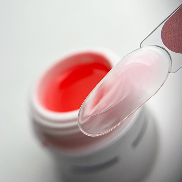 Вискозный прозрачно-розовый гель для биоламинирования ногтей 15 гр