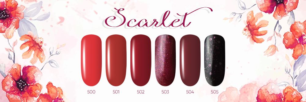 Новинка! Гель-лаки «Scarlet»